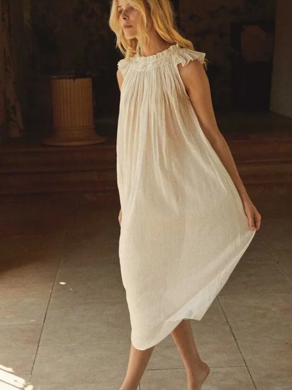 Doen Lovisa Nightgown, salt
